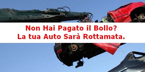 Radiazione Auto per Bollo Non Pagato